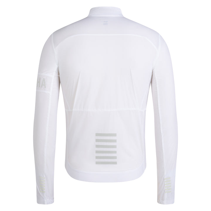 Rapha Men's Pro Team Lightweight Wind Jacket II (White/Silver) - Dragonspine Cycling