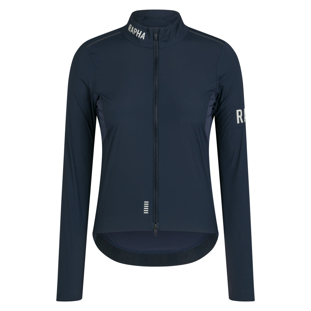 Rapha Women's Pro Team Lightweight Wind Jacket II (Carbon/White) - Dragonspine Cycling