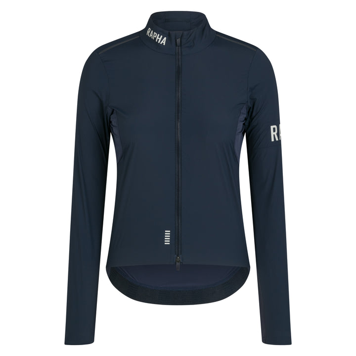 Rapha Women's Pro Team Lightweight Wind Jacket II (Carbon/White) - Dragonspine Cycling