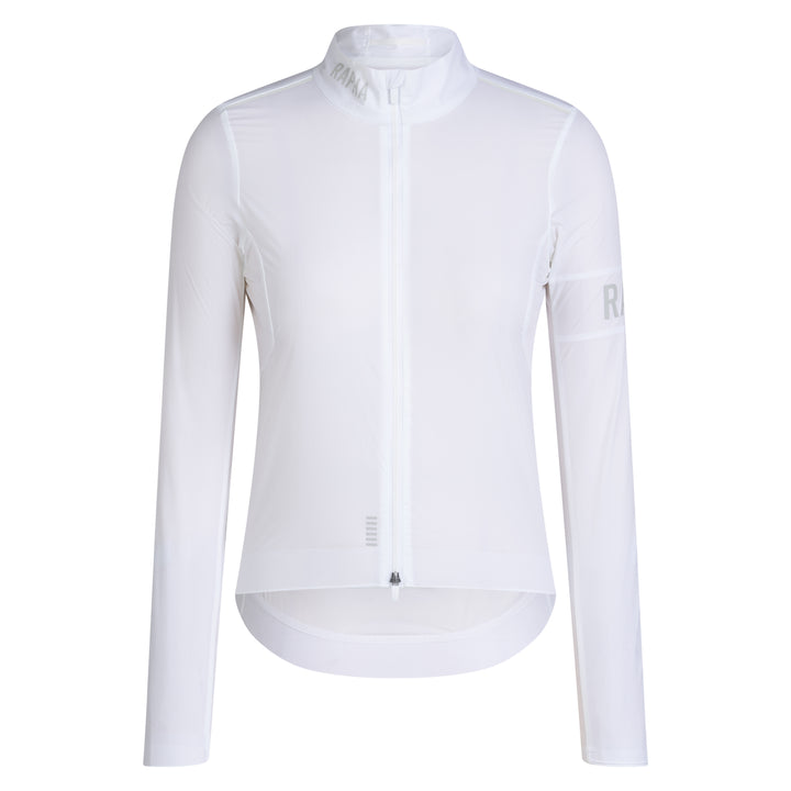 Rapha Women's Pro Team Lightweight Wind Jacket II (White/Silver) - Dragonspine Cycling