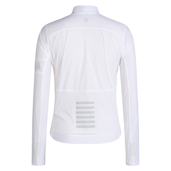 Rapha Women's Pro Team Lightweight Wind Jacket II (White/Silver) - Dragonspine Cycling