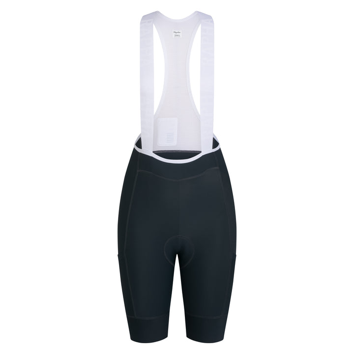 Rapha Women's Pro Team Cargo Bib Shorts - Regular (Carbon/Dark Grey) - Dragonspine Cycling