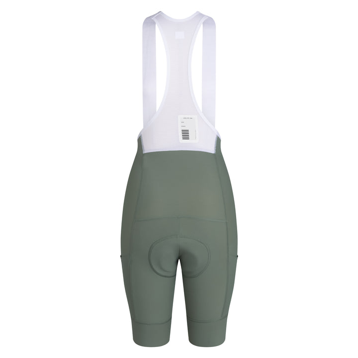 Rapha Women's Pro Team Cargo Bib Shorts - Regular (Laurel/White) - Dragonspine Cycling