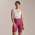 Rapha Women's Pro Team Cargo Bib Shorts - Regular (Raspberry/White) - Dragonspine Cycling