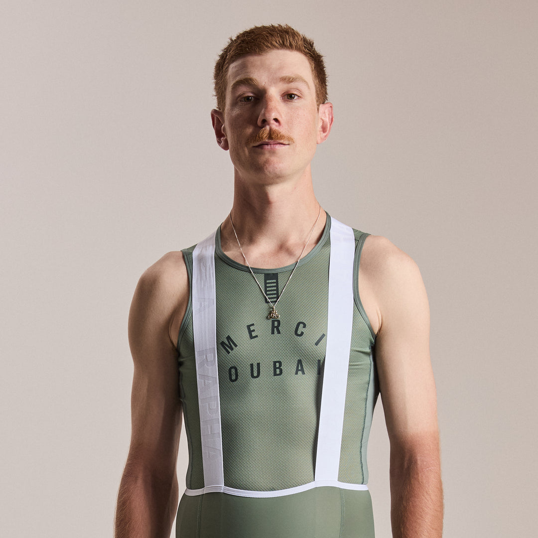 Rapha Men's Pro Team Sleeveless Race Base Layer (Laurel/Deep Forest) - Dragonspine Cycling