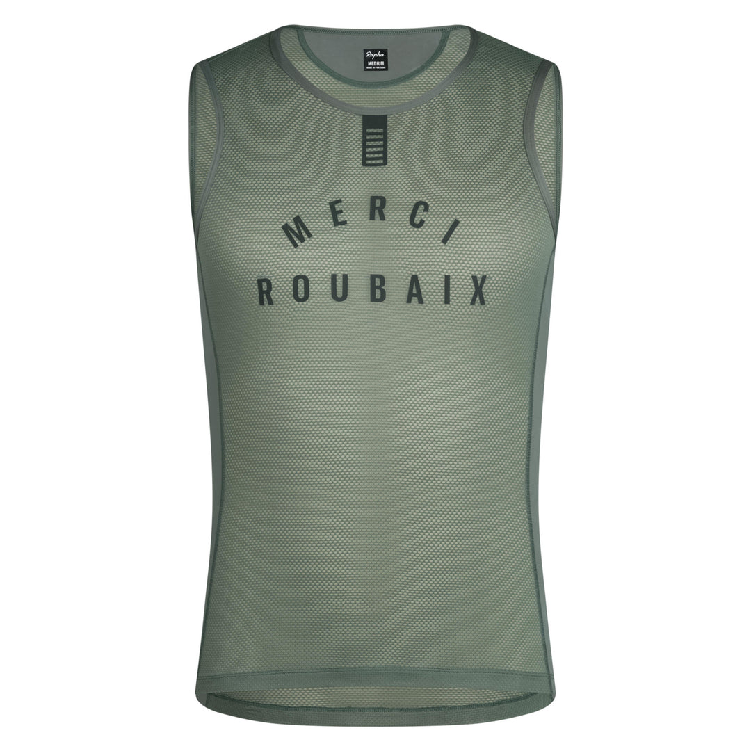 Rapha Men's Pro Team Sleeveless Race Base Layer (Laurel/Deep Forest) - Dragonspine Cycling