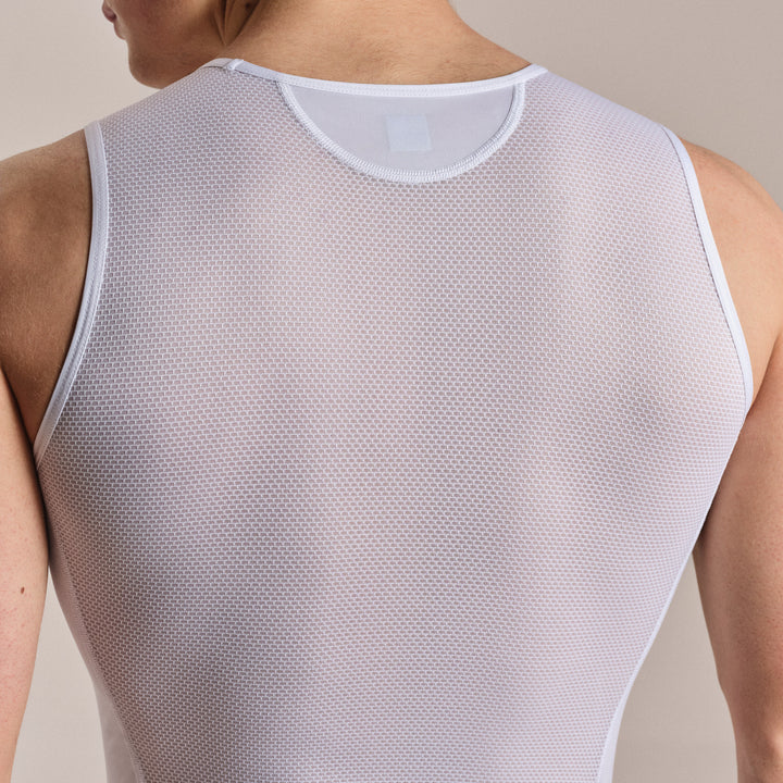 Rapha Men's Pro Team Sleeveless Race Base Layer (White/White) - Dragonspine Cycling