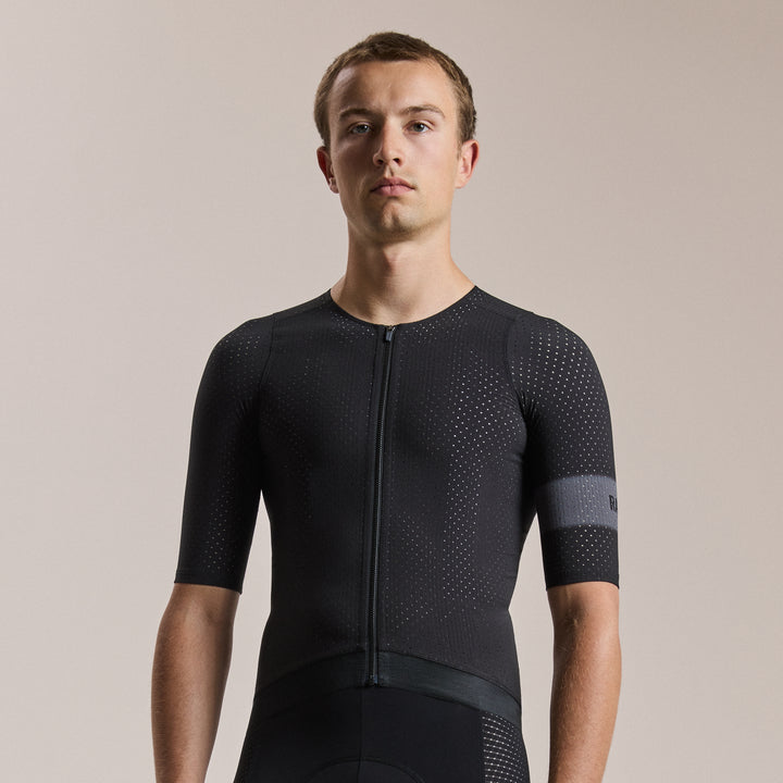 Rapha Men's Pro Team Ghost Air Jersey (Black/Dark Grey) - Dragonspine Cycling