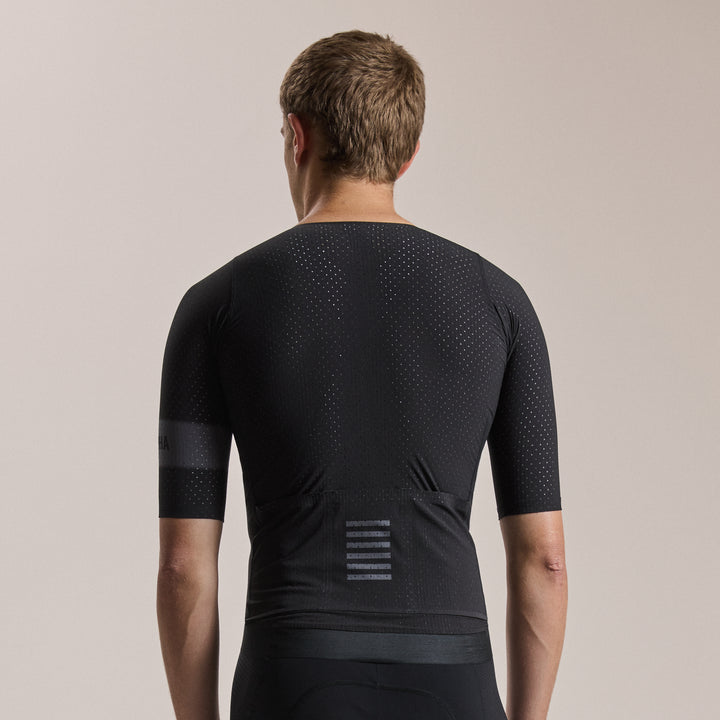 Rapha Men's Pro Team Ghost Air Jersey (Black/Dark Grey) - Dragonspine Cycling