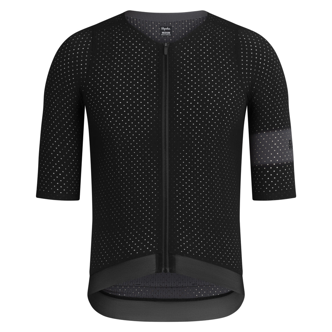 Rapha Men's Pro Team Ghost Air Jersey (Black/Dark Grey) - Dragonspine Cycling