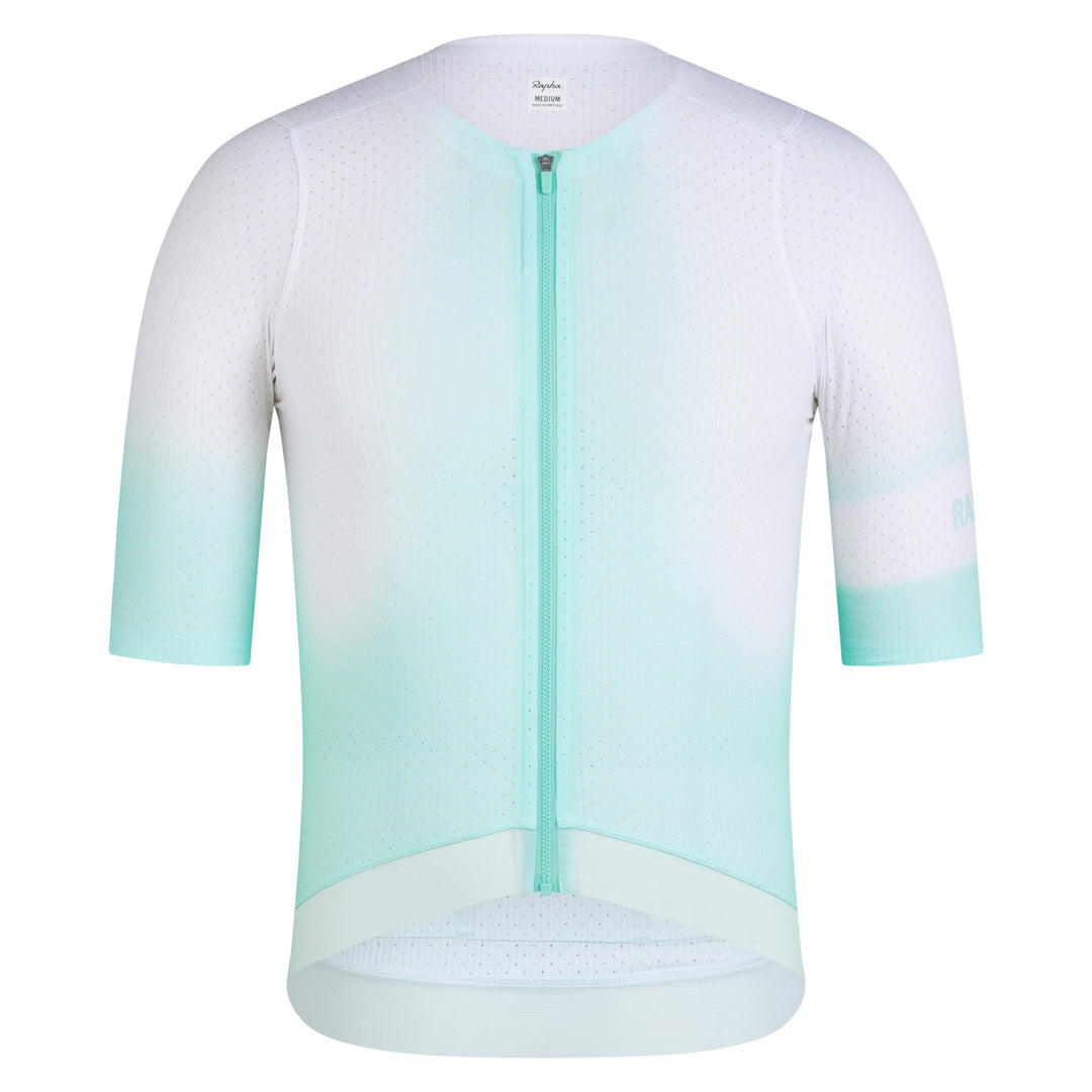 Rapha Men's Pro Team Ghost Air Jersey (Jade/White) - Dragonspine Cycling