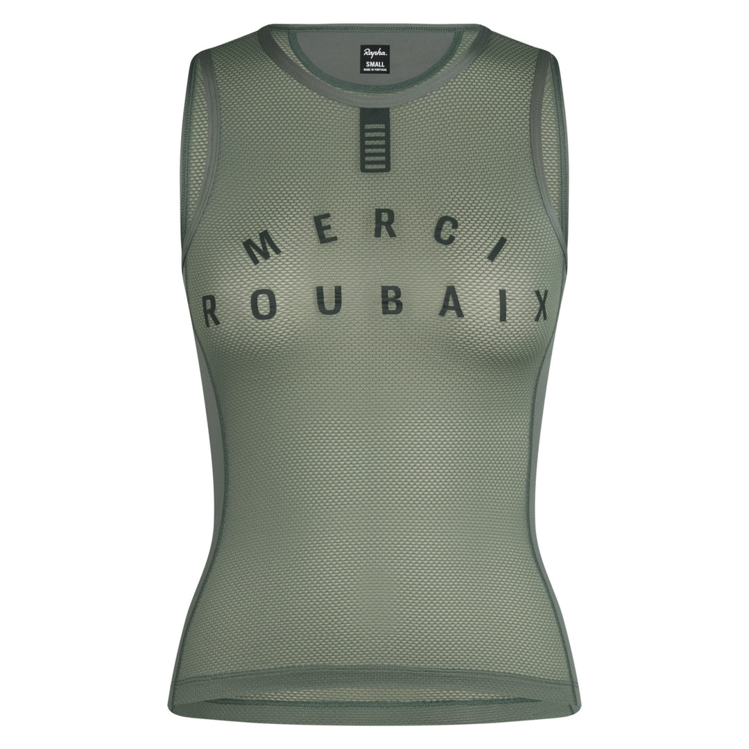 Rapha Women's Pro Team Sleeveless Race Base Layer (Laurel/Deep Forest) - Dragonspine Cycling