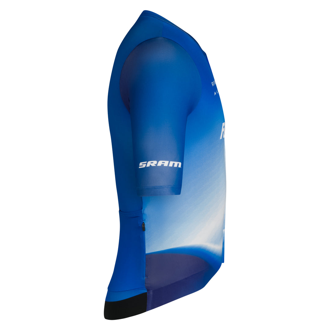Rapha Kate Courtney Men's Pro Team Rouleur Jersey (Fossil Blue/Cornflower) - Dragonspine Cycling