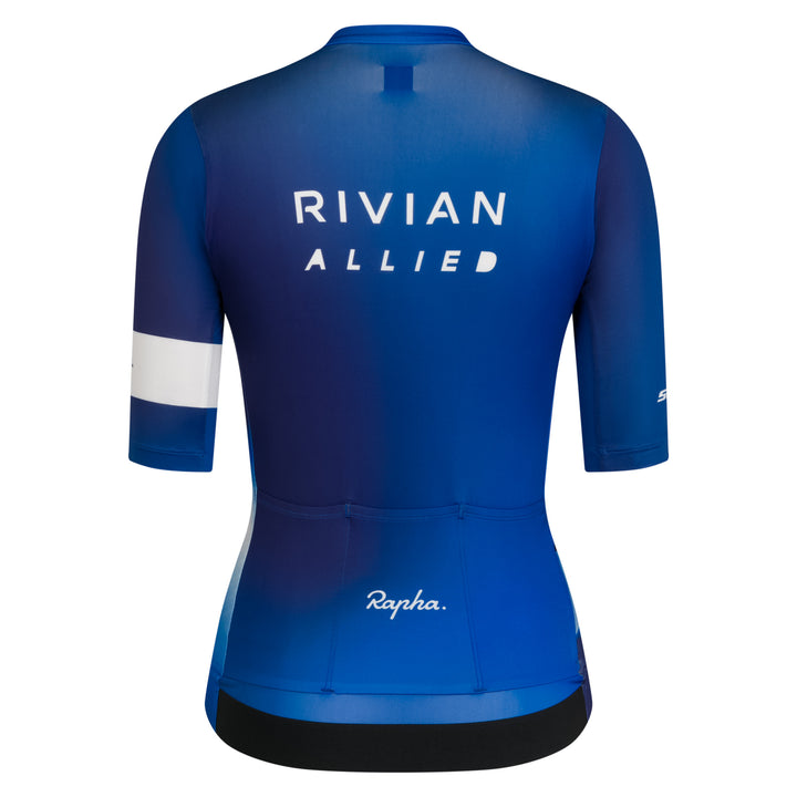Rapha Kate Courtney Women's Pro Team Rouleur Jersey (Fossil Blue/Cornflower) - Dragonspine Cycling