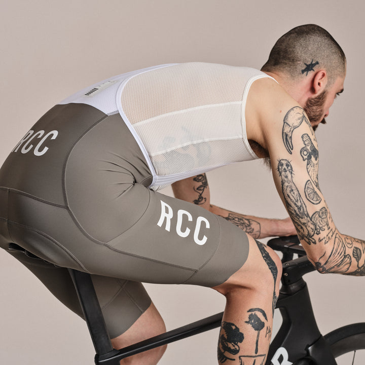 Rapha Men's RCC Pro Team Cargo Bib Shorts - Long (Smoke/White) - Dragonspine Cycling