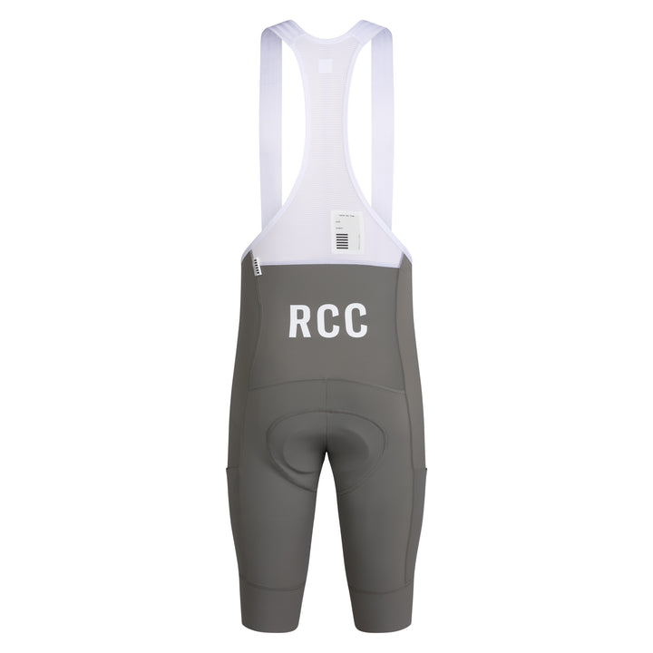 Rapha Men's RCC Pro Team Cargo Bib Shorts - Long (Smoke/White) - Dragonspine Cycling