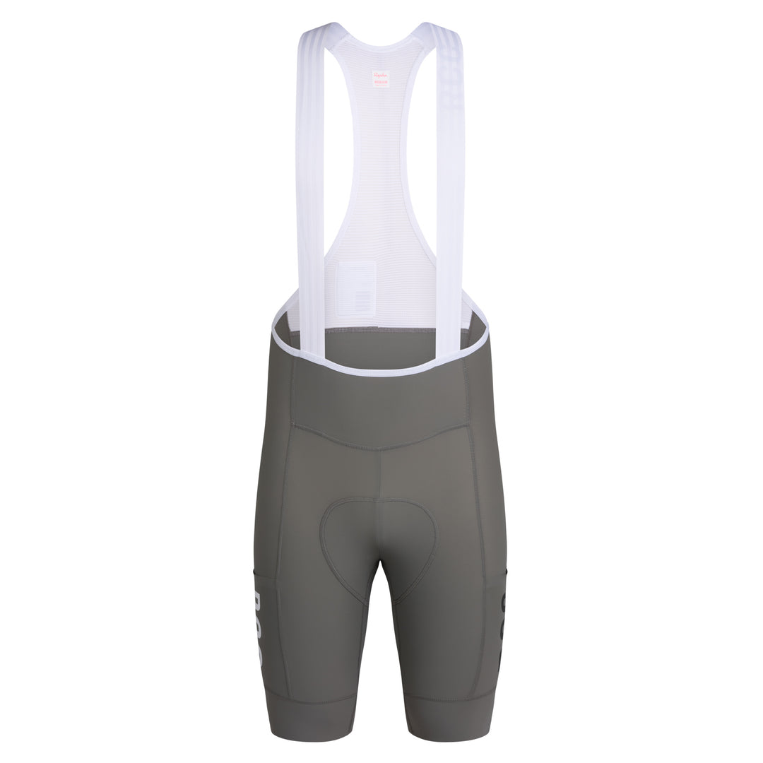 Rapha Men's RCC Pro Team Cargo Bib Shorts - Regular (Smoke/White) - Dragonspine Cycling