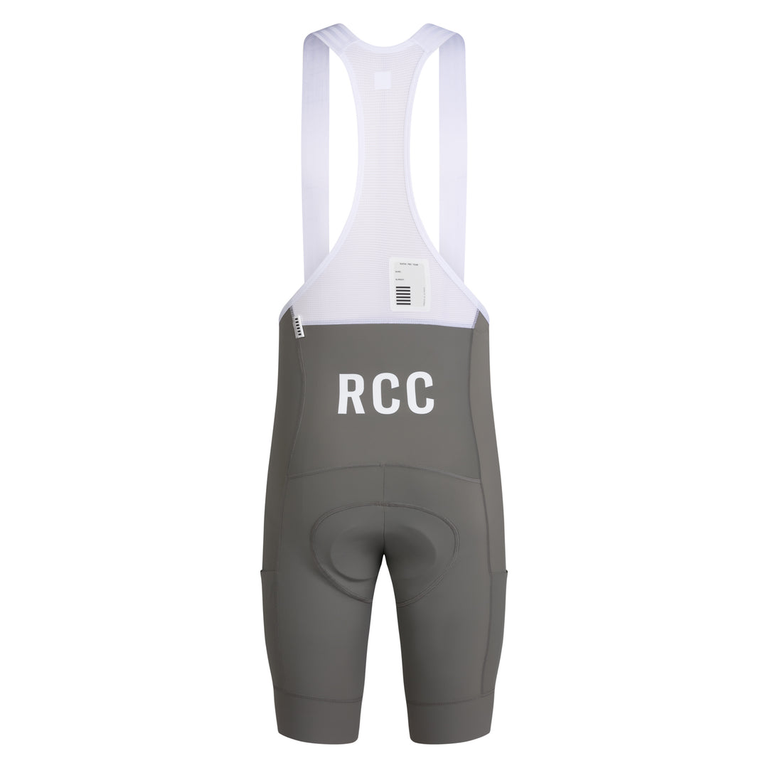 Rapha Men's RCC Pro Team Cargo Bib Shorts - Regular (Smoke/White) - Dragonspine Cycling