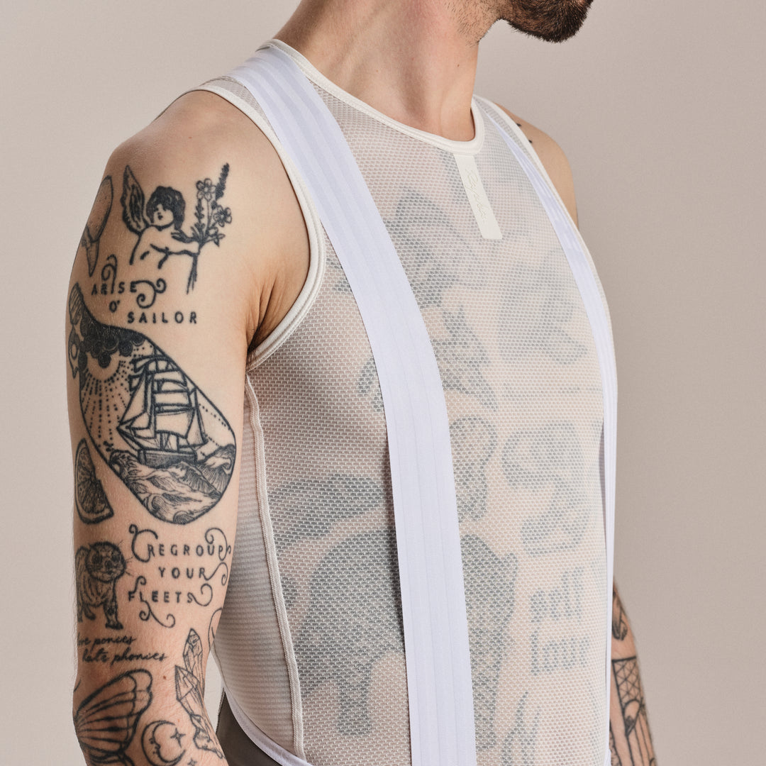 Rapha Men's RCC Pro Team Cargo Bib Shorts - Regular (Smoke/White) - Dragonspine Cycling