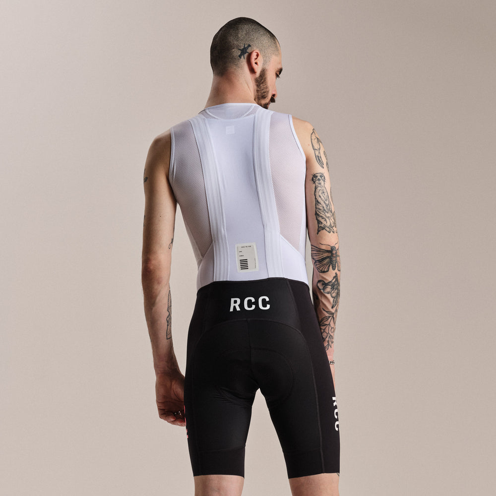 Rapha Men's RCC Pro Team Bib Shorts III (Black/High-Vis Pink) - Dragonspine Cycling