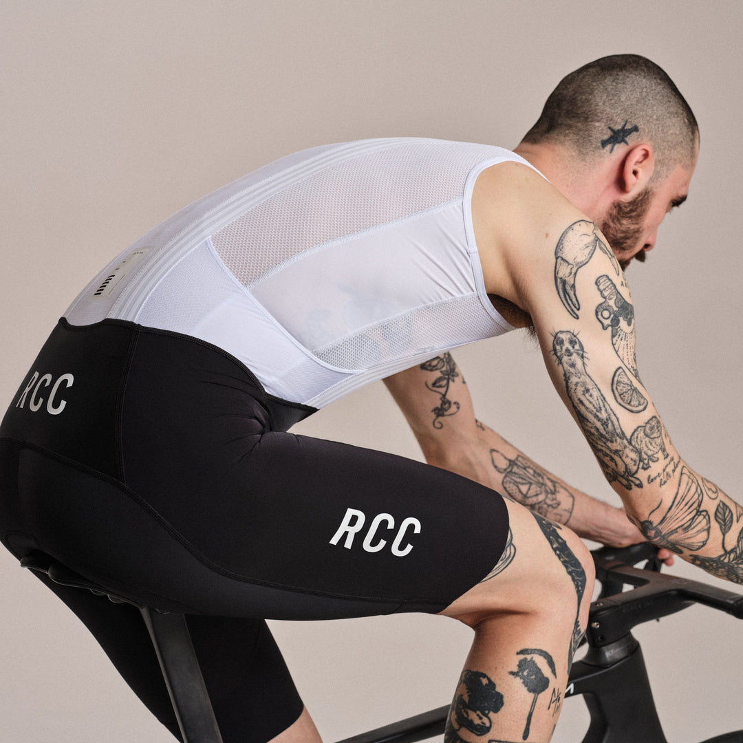 Rapha Men's RCC Pro Team Bib Shorts III (Black/High-Vis Pink) - Dragonspine Cycling