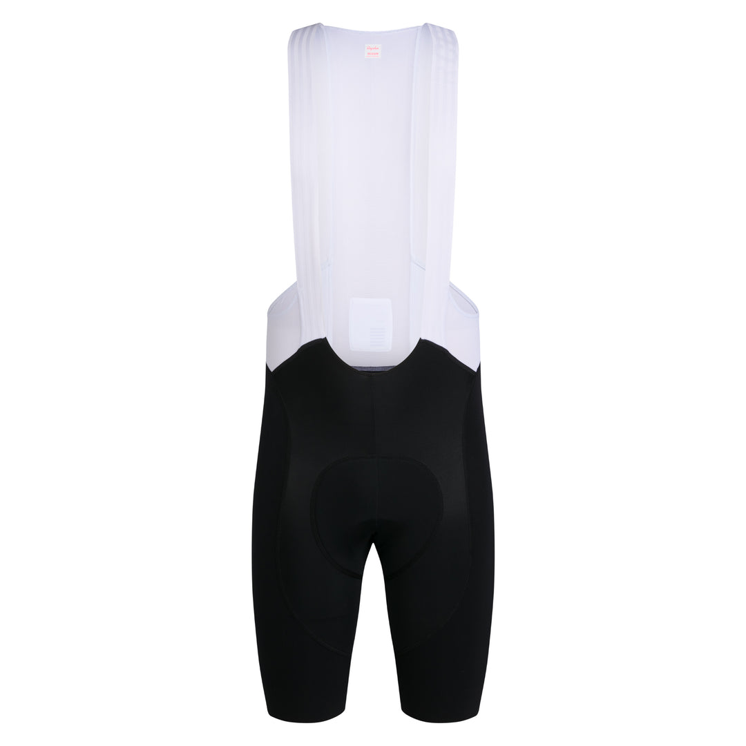Rapha Men's RCC Pro Team Bib Shorts III (Black/High-Vis Pink) - Dragonspine Cycling