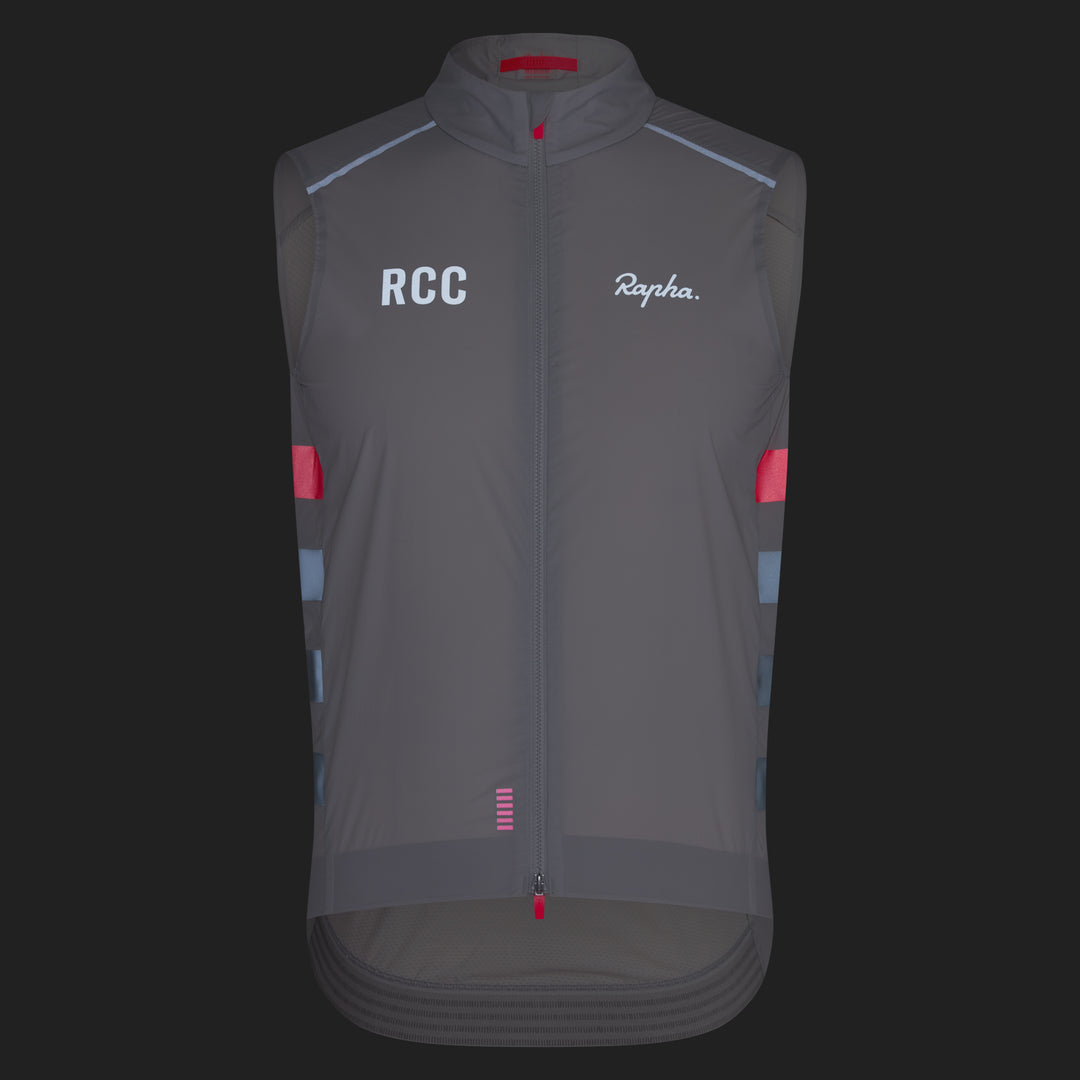 Rapha Men's RCC Pro Team Gilet (Grey/Smoke) - Dragonspine Cycling
