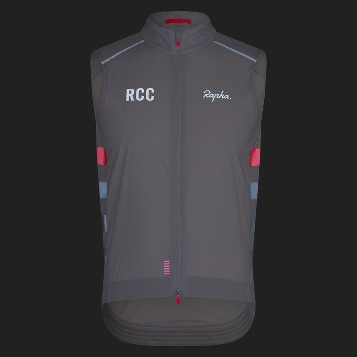 Rapha Men's RCC Pro Team Gilet (Grey/Smoke) - Dragonspine Cycling