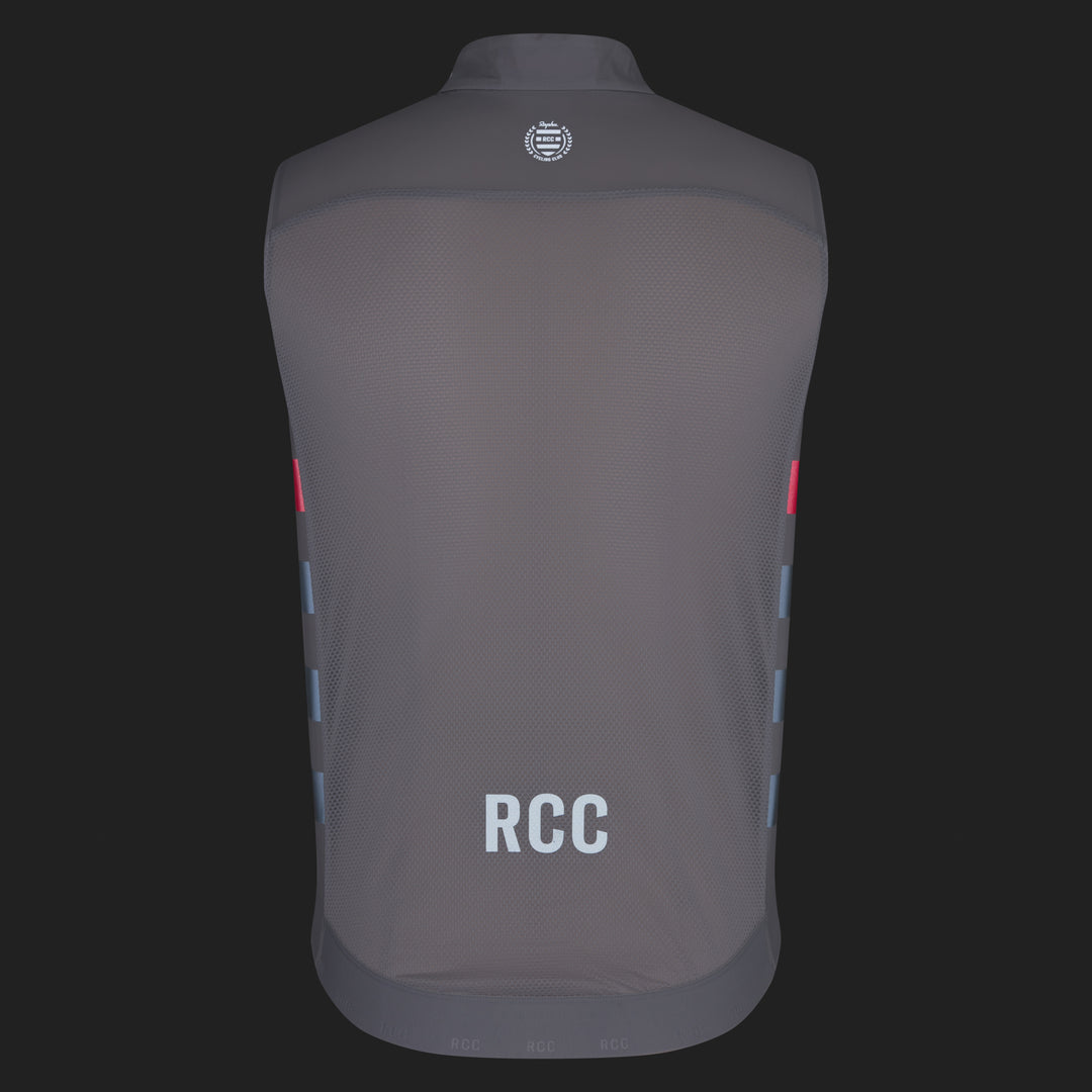 Rapha Men's RCC Pro Team Gilet (Grey/Smoke) - Dragonspine Cycling