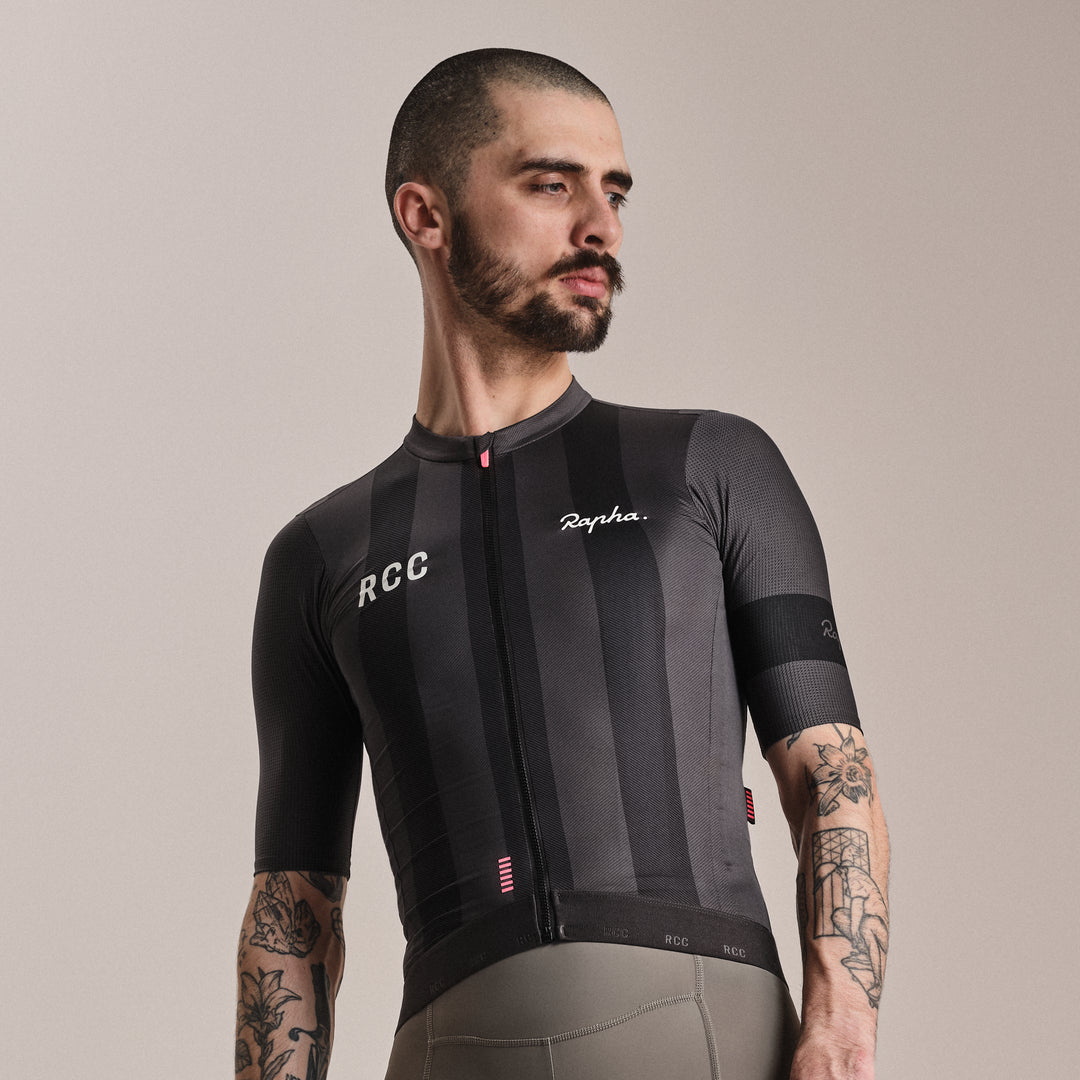 Rapha Men's RCC Pro Team Jersey II (Stealth/Black) - Dragonspine Cycling