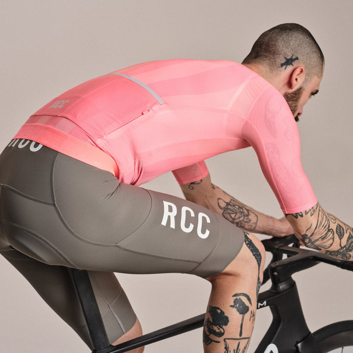 Rapha Men's RCC Pro Team Jersey II (Light Pink/High-Vis Pink) - Dragonspine Cycling