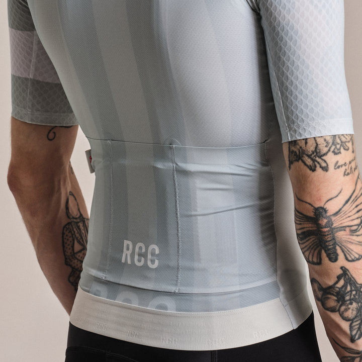 Rapha Men's RCC Pro Team Aero Jersey (Fog/Grey) - Dragonspine Cycling