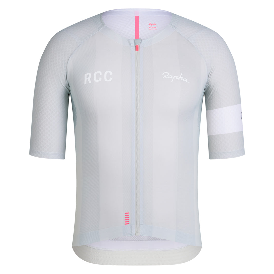 Rapha Men's RCC Pro Team Aero Jersey (Fog/Grey) - Dragonspine Cycling