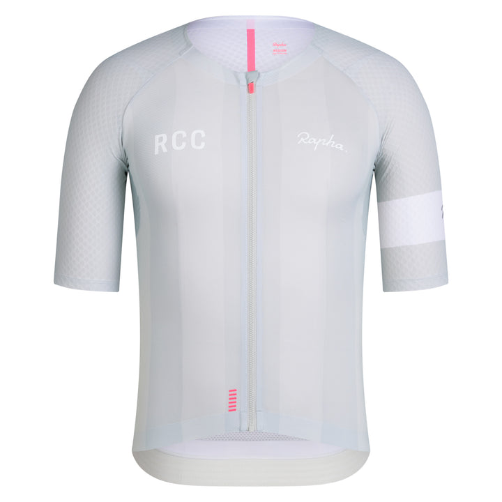 Rapha Men's RCC Pro Team Aero Jersey (Fog/Grey) - Dragonspine Cycling