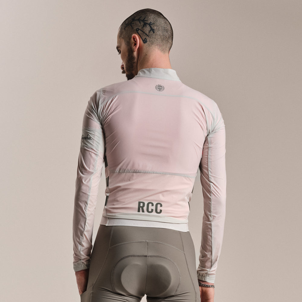 Rapha Men's RCC Pro Team Lightweight Wind Jacket (Grey/Smoke) - Dragonspine Cycling