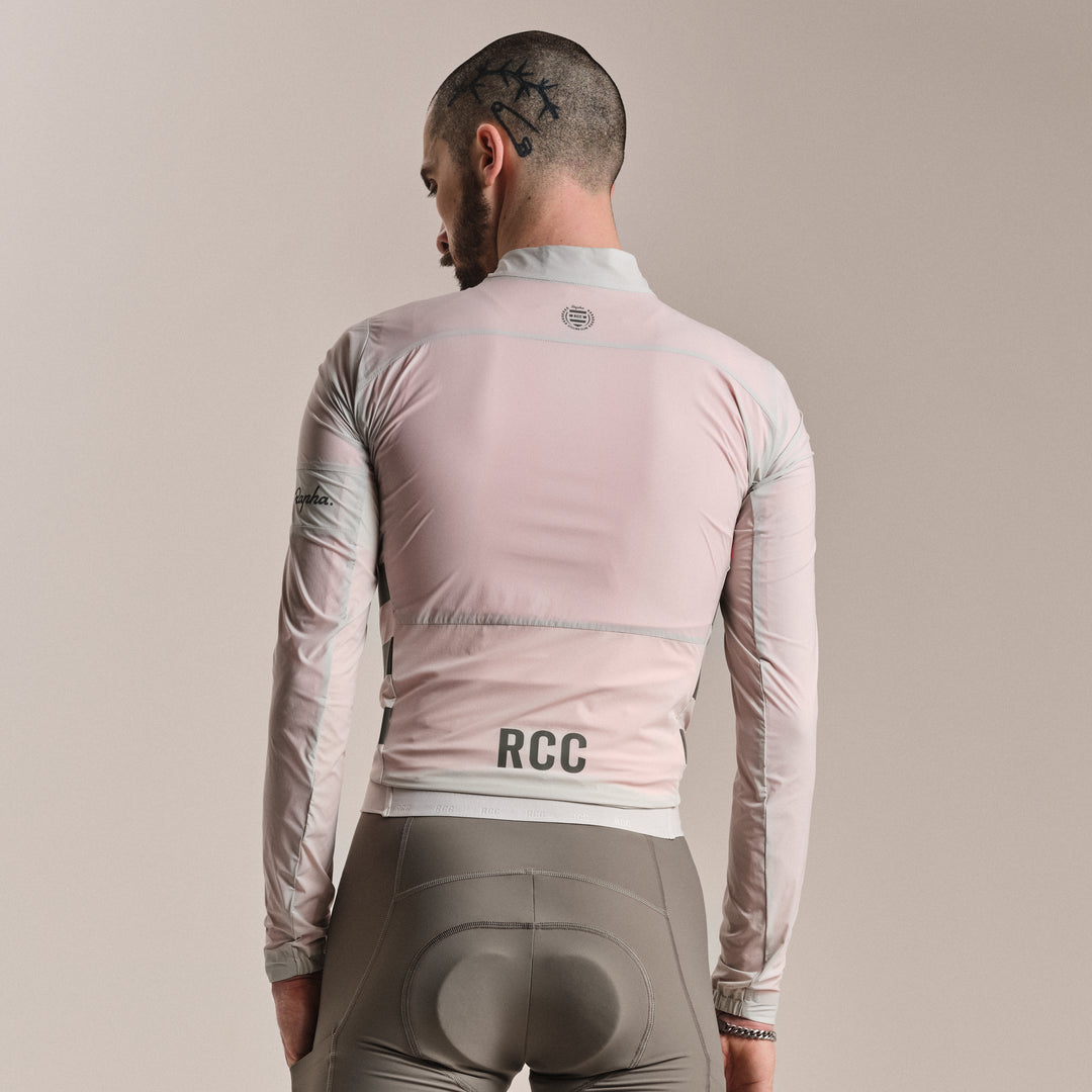 Rapha Men's RCC Pro Team Lightweight Wind Jacket (Grey/Smoke) - Dragonspine Cycling