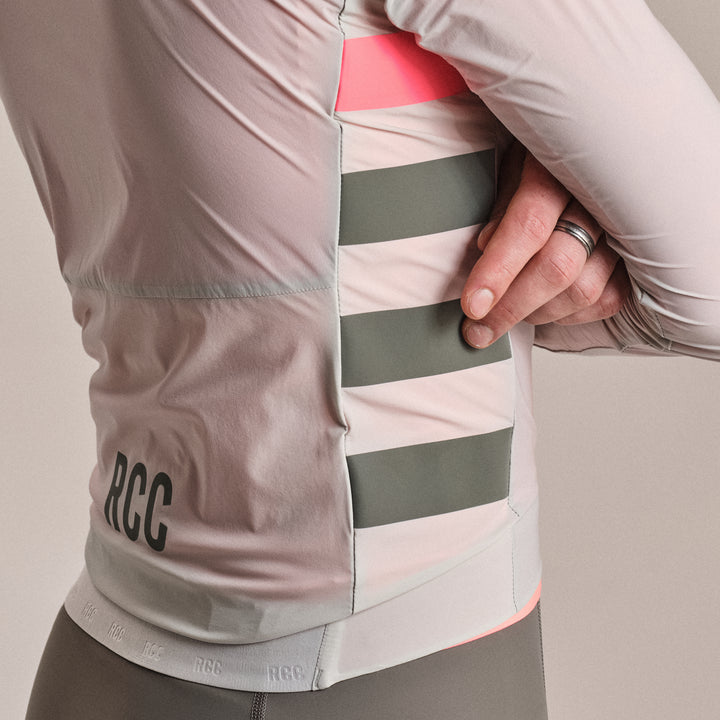 Rapha Men's RCC Pro Team Lightweight Wind Jacket (Grey/Smoke) - Dragonspine Cycling