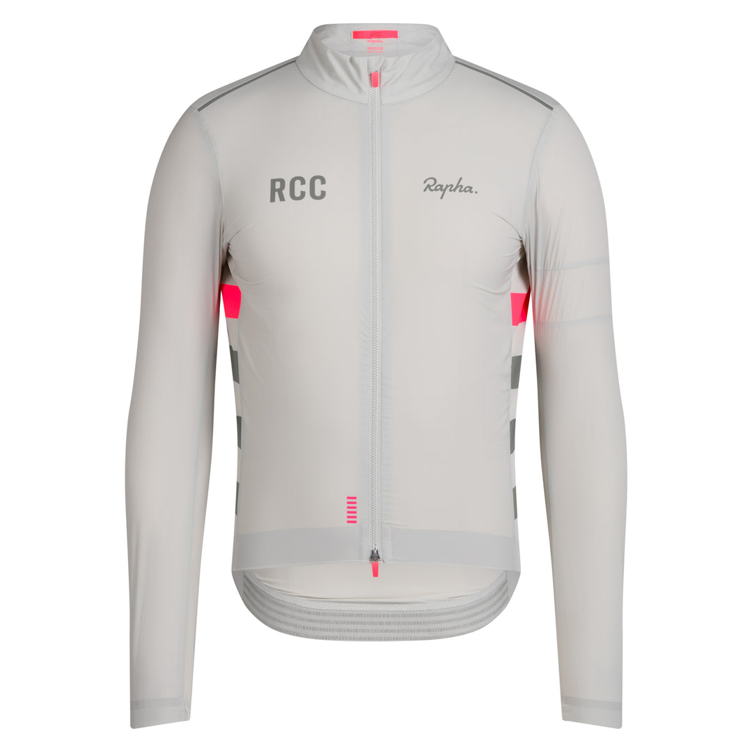 Rapha Men's RCC Pro Team Lightweight Wind Jacket (Grey/Smoke) - Dragonspine Cycling