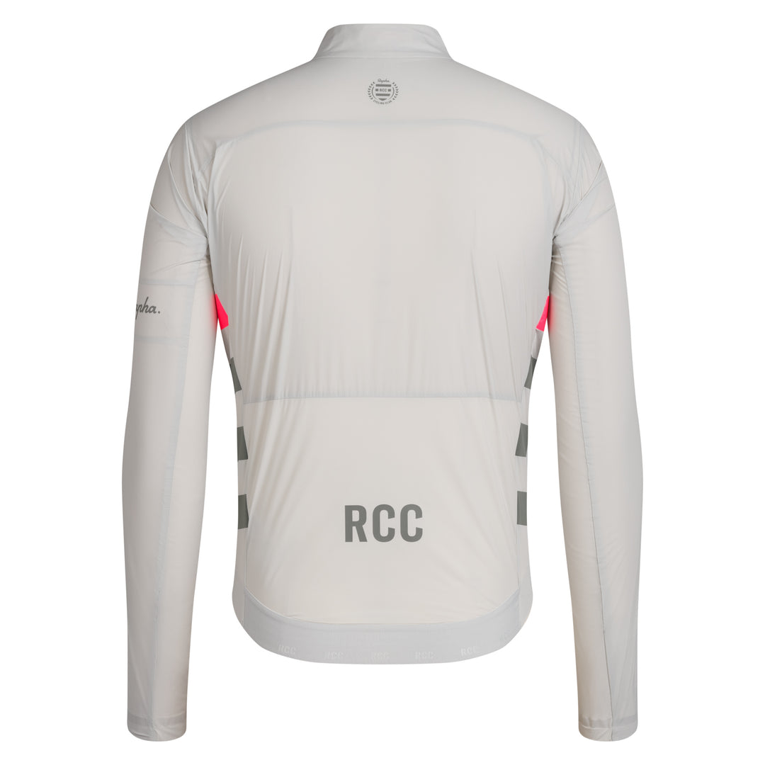 Rapha Men's RCC Pro Team Lightweight Wind Jacket (Grey/Smoke) - Dragonspine Cycling