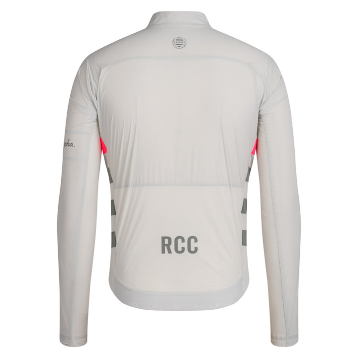 Rapha Men's RCC Pro Team Lightweight Wind Jacket (Grey/Smoke) - Dragonspine Cycling