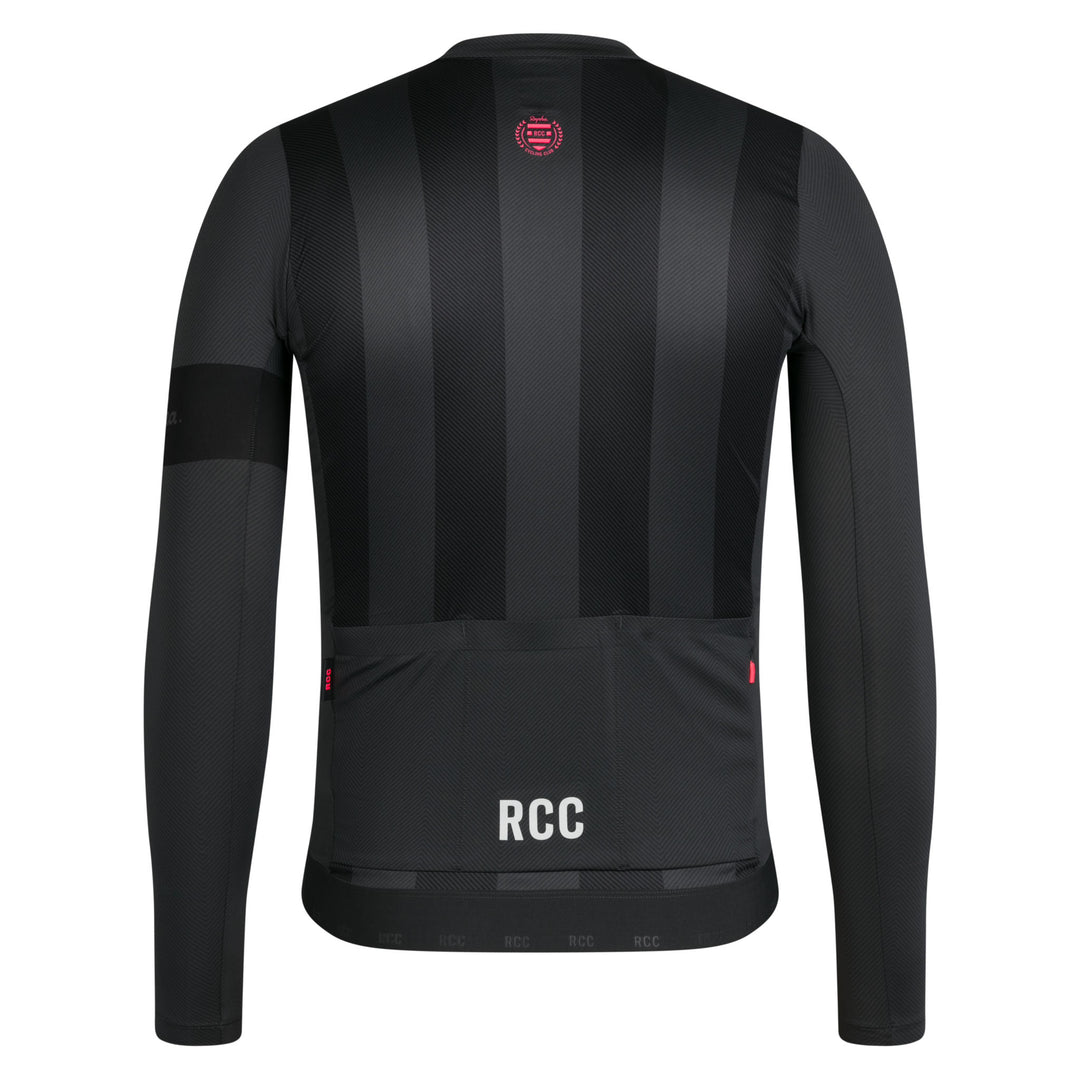 Rapha Men's RCC Pro Team Long Sleeve Lightweight Jersey (Stealth/Black) - Dragonspine Cycling