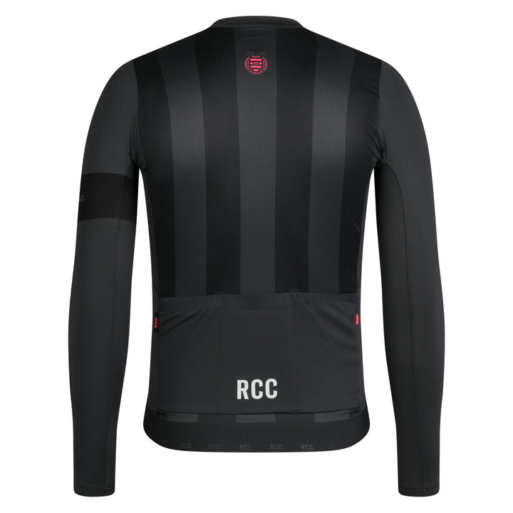 Rapha Men's RCC Pro Team Long Sleeve Lightweight Jersey (Stealth/Black) - Dragonspine Cycling