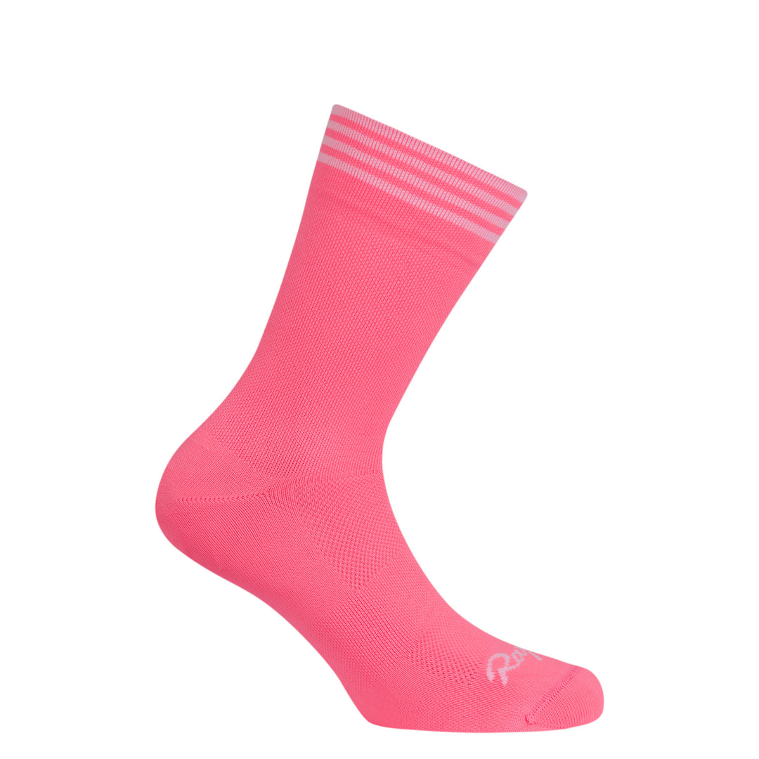 Rapha RCC Pro Team Socks - Regular (High-Vis Pink/Fog) - Dragonspine Cycling