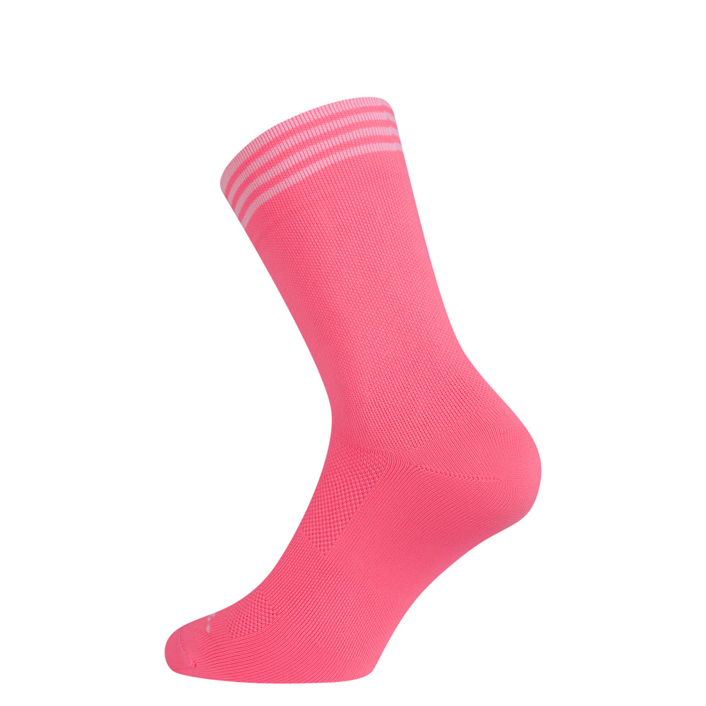Rapha RCC Pro Team Socks - Regular (High-Vis Pink/Fog) - Dragonspine Cycling