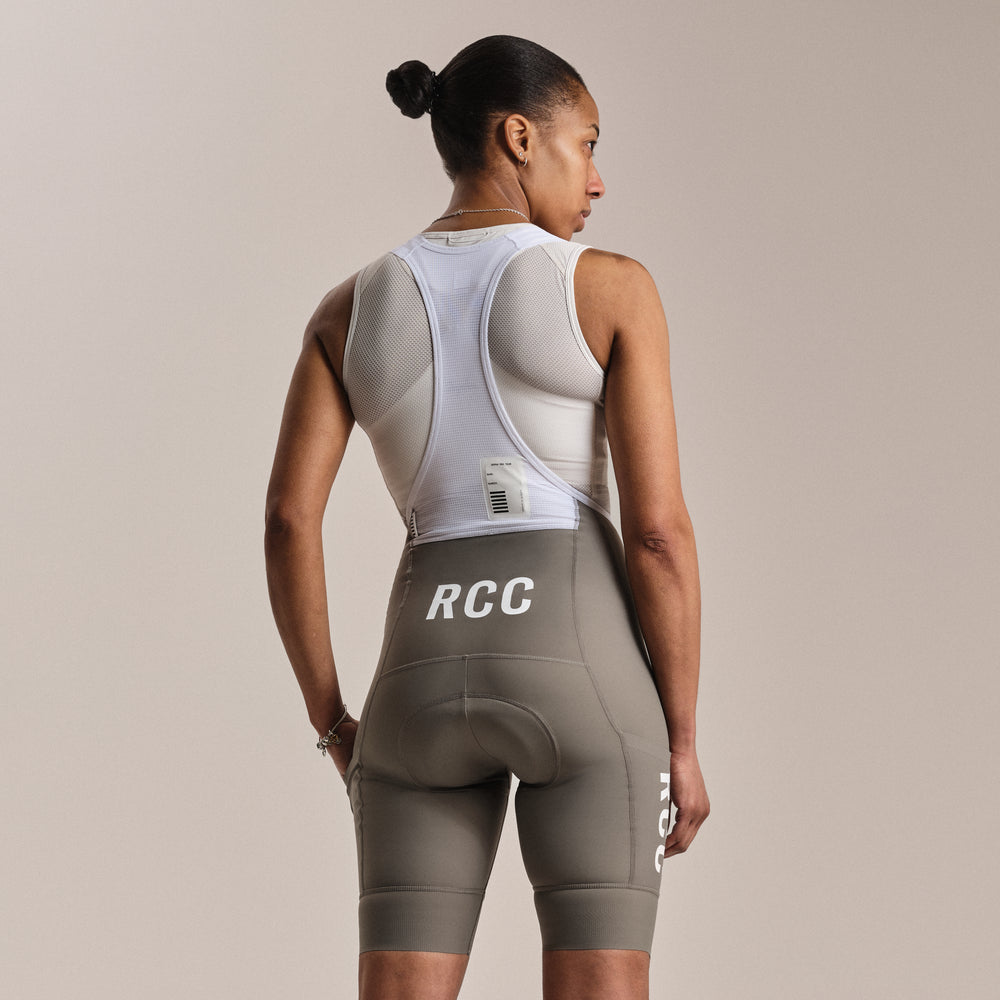 Rapha Women's RCC Pro Team Cargo Bib Shorts - Regular (Smoke/White) - Dragonspine Cycling
