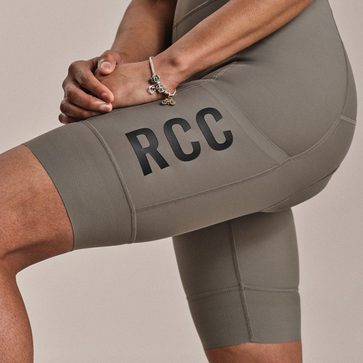 Rapha Women's RCC Pro Team Cargo Bib Shorts - Regular (Smoke/White) - Dragonspine Cycling