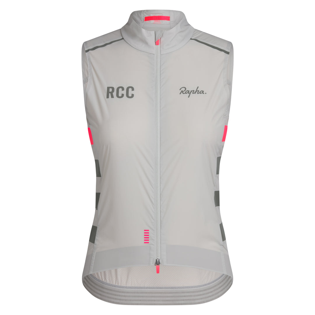 Rapha Women's RCC Pro Team Gilet (Grey/Smoke) - Dragonspine Cycling