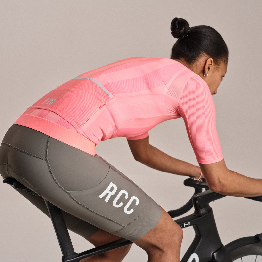 Rapha Women's RCC Pro Team Jersey II (Light Pink/High-Vis Pink) - Dragonspine Cycling