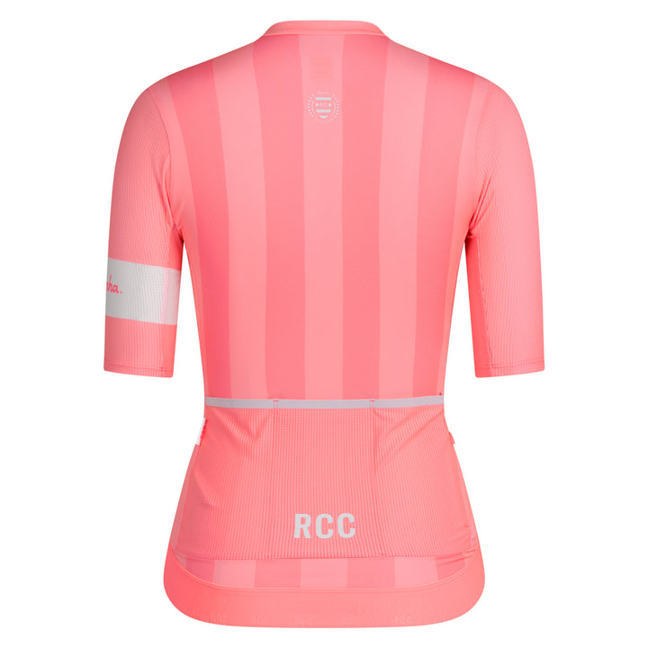 Rapha Women's RCC Pro Team Jersey II (Light Pink/High-Vis Pink) - Dragonspine Cycling