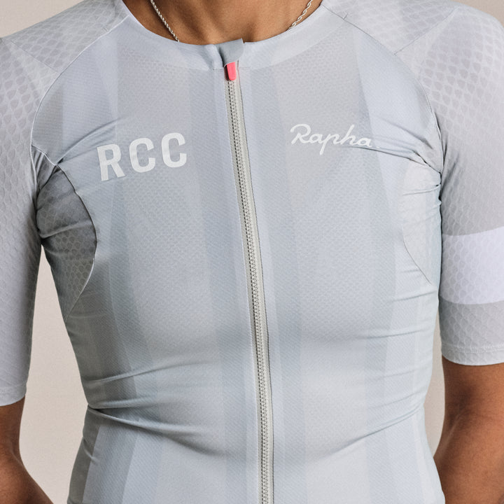 Rapha Women's RCC Pro Team Aero Jersey (Fog/Grey) - Dragonspine Cycling